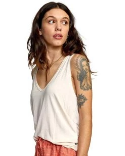 RVCA Shirts & Tops Women's MayDay Knit Tank Top -RVCA Shop 71Dtf3p1qyL. AC SR736920