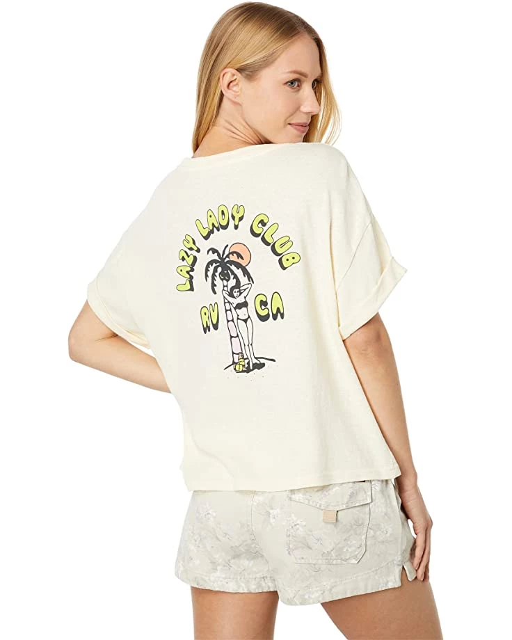 RVCA Shirts & Tops Lazy Club Short Sleeve Tee 4 RVCA Shirts & Tops Lazy Club Short Sleeve Tee - Image 2