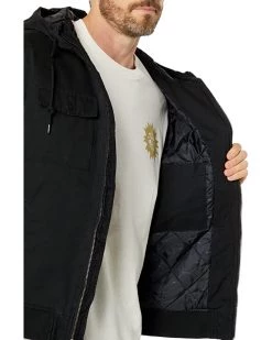 RVCA Coats & Outerwear Hooded Bomber Jacket 2 -RVCA Shop 71NTrjWrDZL. AC SR736920