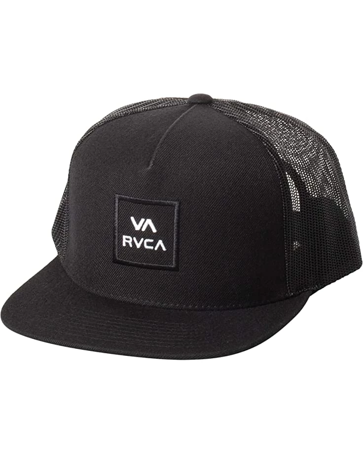 RVCA Hats Men's Adjustable Snapback Trucker Hat 2 RVCA Hats Men's Adjustable Snapback Trucker Hat