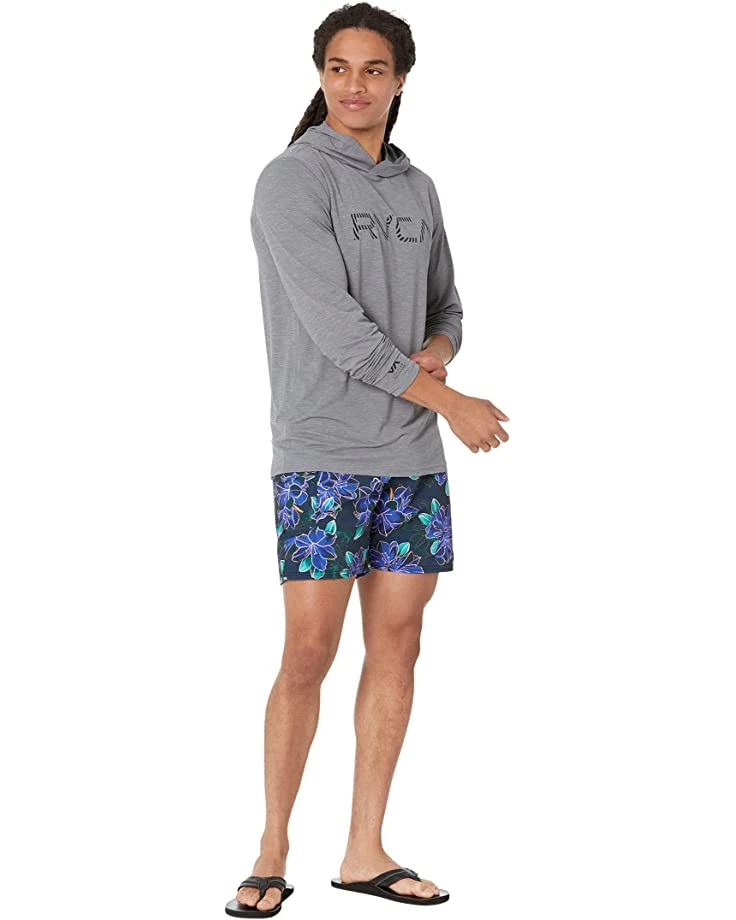 Hoodies & Sweatshirts RVCA Surf Print Shirt Hoodie 6 Hoodies & Sweatshirts RVCA Surf Print Shirt Hoodie - Image 4