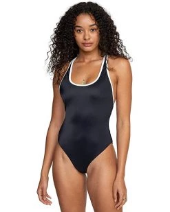 RVCA Swimwear Women's Standard Cheeky One Piece Swimsuit