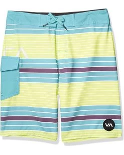 RVCA Swimwear Boys' Uncivil Stripe Trunk