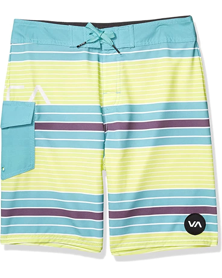 RVCA Swimwear Boys' Uncivil Stripe Trunk 3 RVCA Swimwear Boys' Uncivil Stripe Trunk
