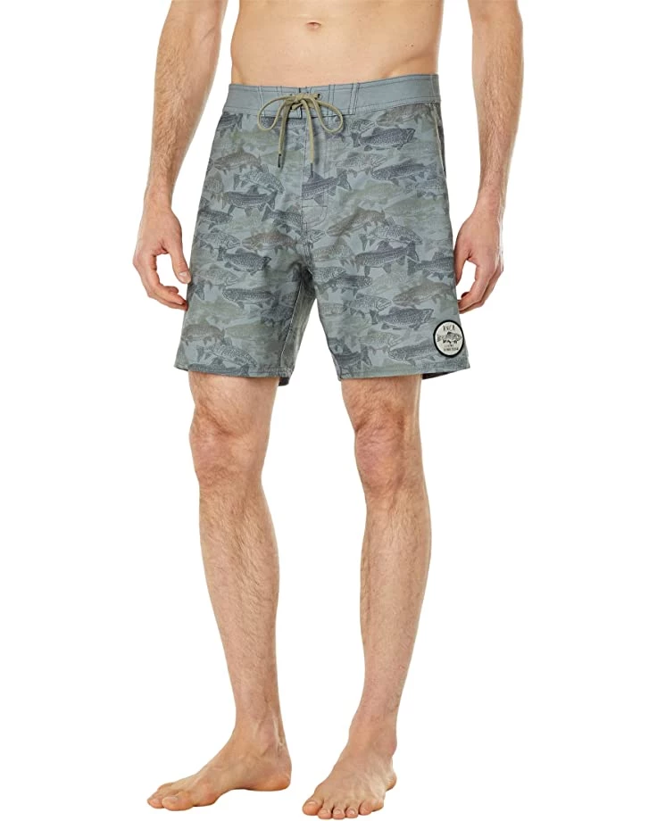 RVCA Swimwear Horton Fish Camo 17" Trunks 3 RVCA Swimwear Horton Fish Camo 17" Trunks