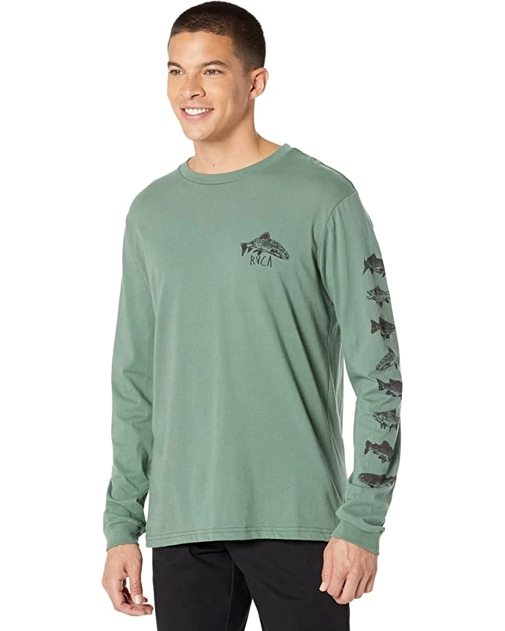 RVCA Shirts & Tops Downstream L/S Tee 4 RVCA Shirts & Tops Downstream L/S Tee - Image 2
