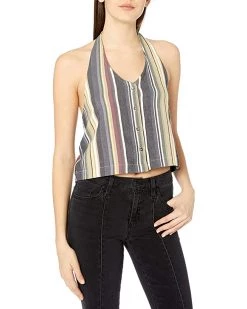 RVCA Shirts & Tops Women's Guiltless Halter Neck Top Shirt
