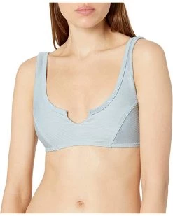 RVCA Swimwear Women's Standard Salt Wash Bralette Bikini Top