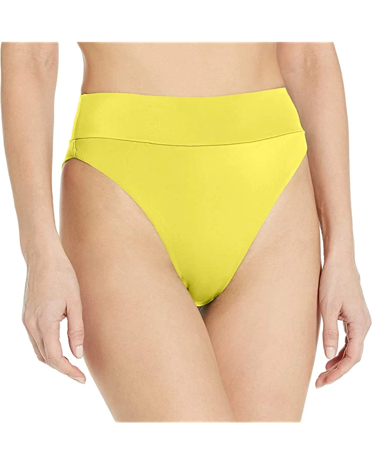 RVCA Swimwear Women's Solid High Rise Bikini Bottom 3 RVCA Swimwear Women's Solid High Rise Bikini Bottom