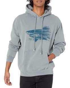 RVCA Hoodies & Sweatshirts Men's Pigment Dye Hooded Pullover Fleece
