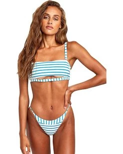 RVCA Swimwear Women's Standard Moxie Bandeau Bikini Top