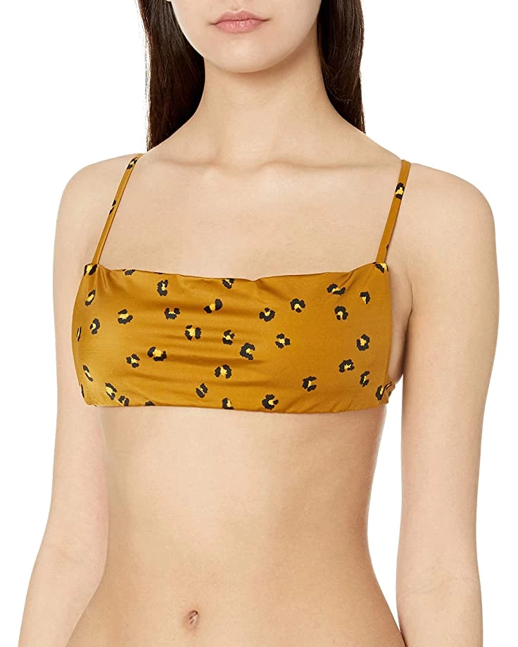 RVCA Swimwear Women's Standard Chitah Bikini Top 3 RVCA Swimwear Women's Standard Chitah Bikini Top