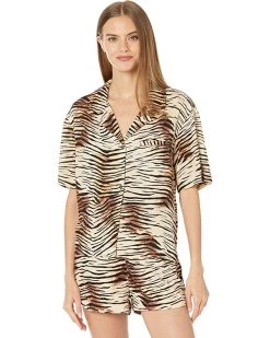 RVCA Shirts & Tops Wavy Short Sleeve Button-Up