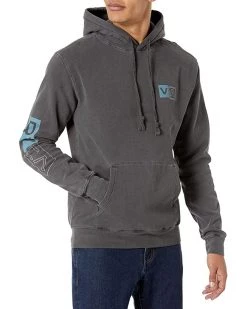 RVCA Hoodies & Sweatshirts Men's Pigment Dye Hooded Pullover Fleece