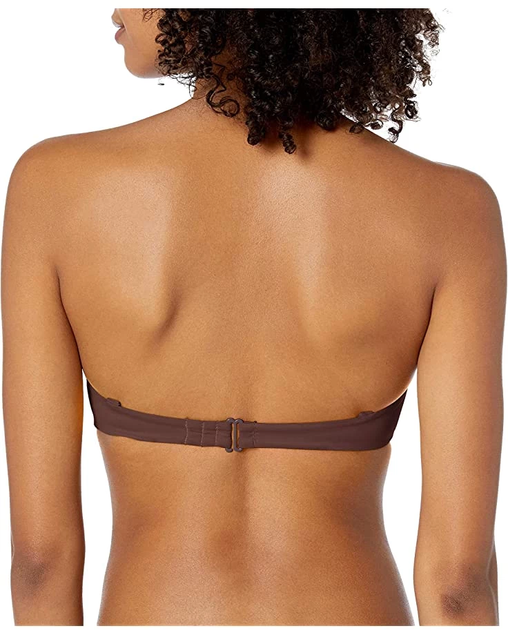 RVCA Swimwear Women's Solid Bandeau Bikini Top 4 RVCA Swimwear Women's Solid Bandeau Bikini Top - Image 2