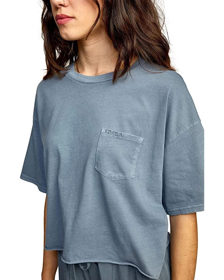 RVCA Shirts & Tops Women's PTC Cropped Pigment Dye Short Sleeve Tee Shirt 7 RVCA Shirts & Tops Women's PTC Cropped Pigment Dye Short Sleeve Tee Shirt - Image 5